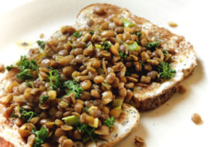 breakfast lentils