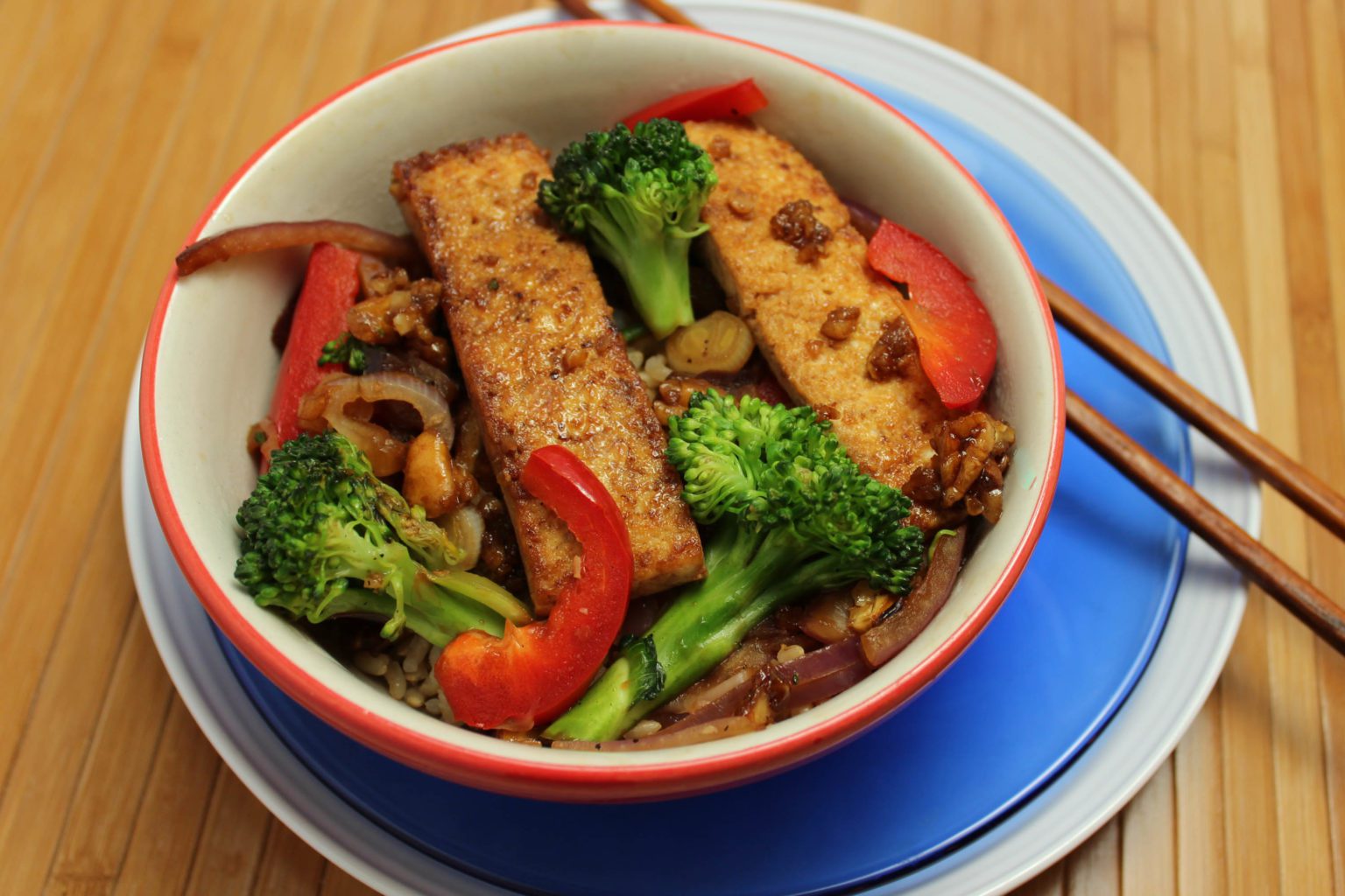 Caramelized Tofu and Broccoli StirFry Meatless Monday