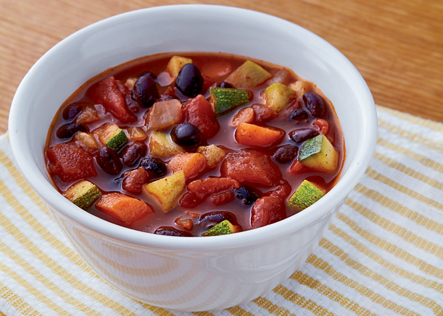 Chunky Veggie Chili Soup Meatless Monday
