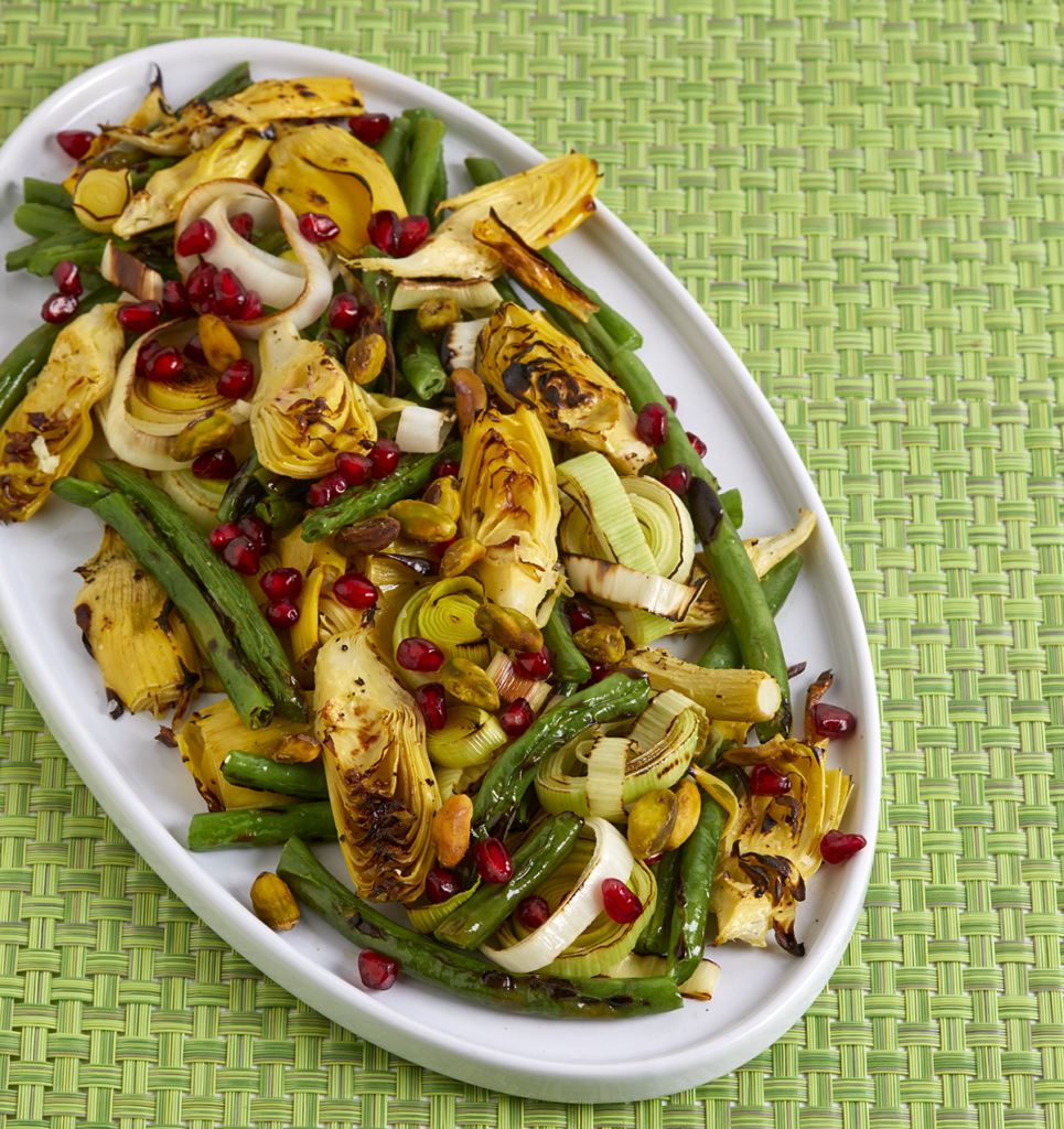 Hearty Artichokes, Green Beans, and Leeks Meatless Monday