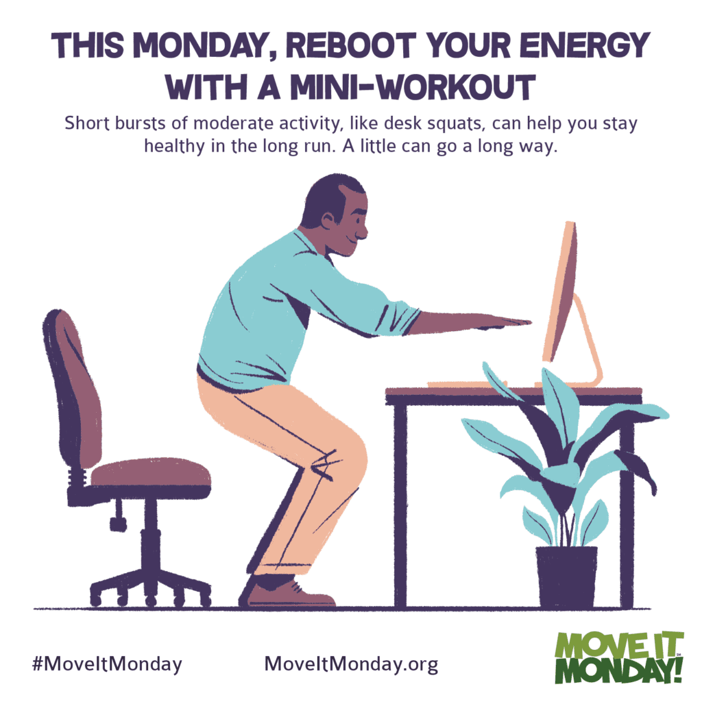 MiniWorkouts Little Ways to Make Big Changes on Monday The Monday