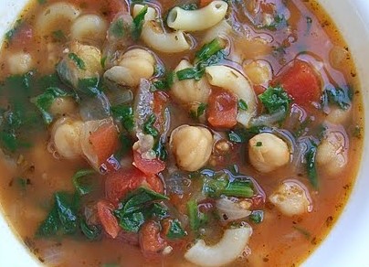 mediterranean noodle soup