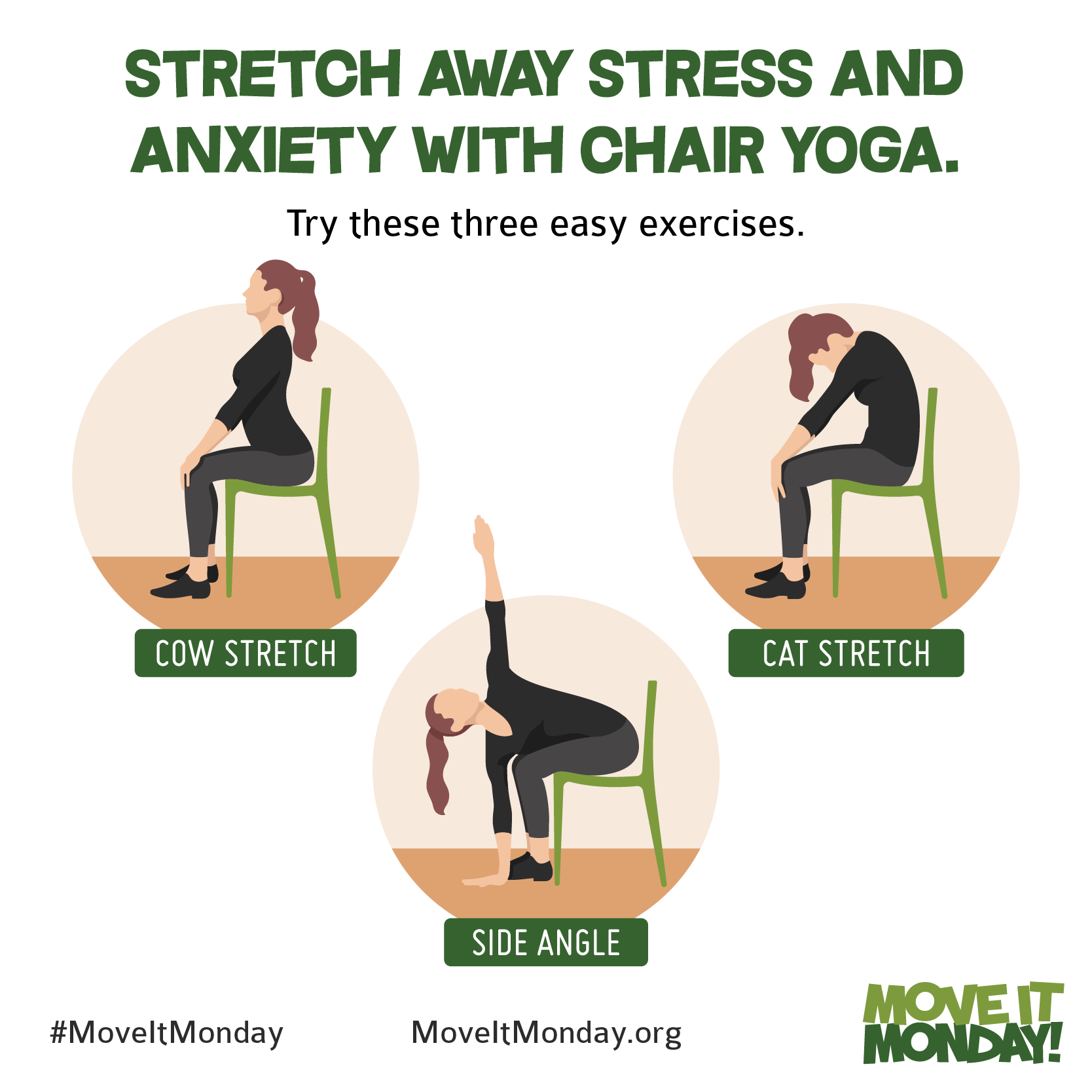 3 Chair Yoga Poses For All Fitness Levels this Monday