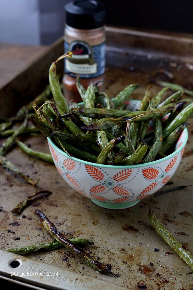 easy roasted green beans