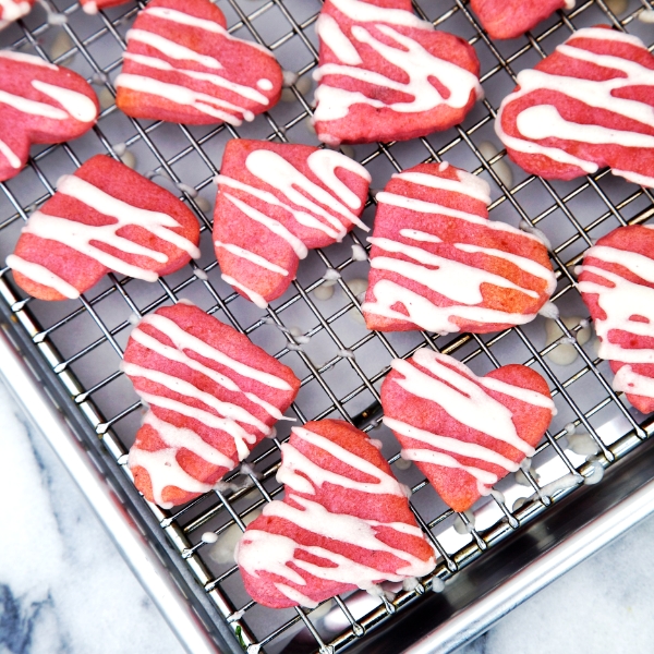 Heart Beet Cookies