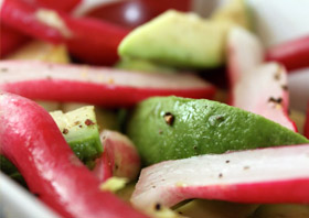 Avocado Radish Salad