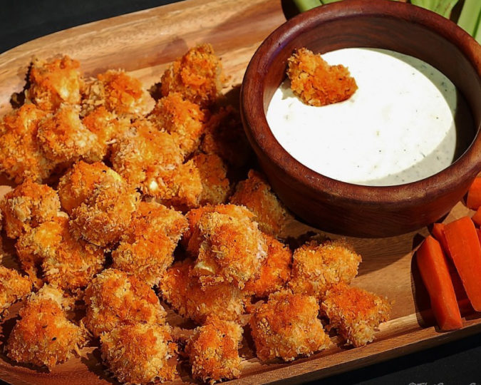 Cauliflower Buffalo Wing Bites