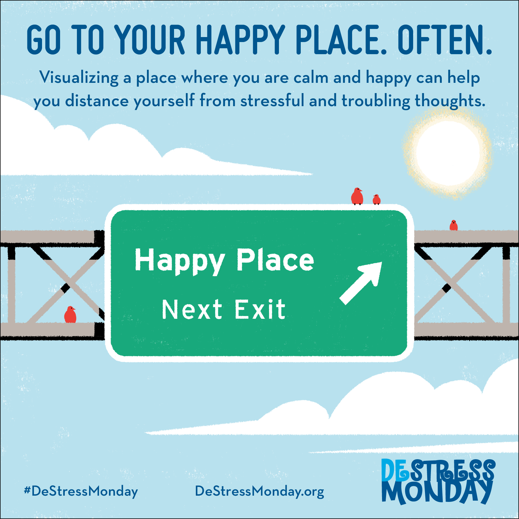 Find Your Happy Place this DeStress Monday with this Simple Meditation