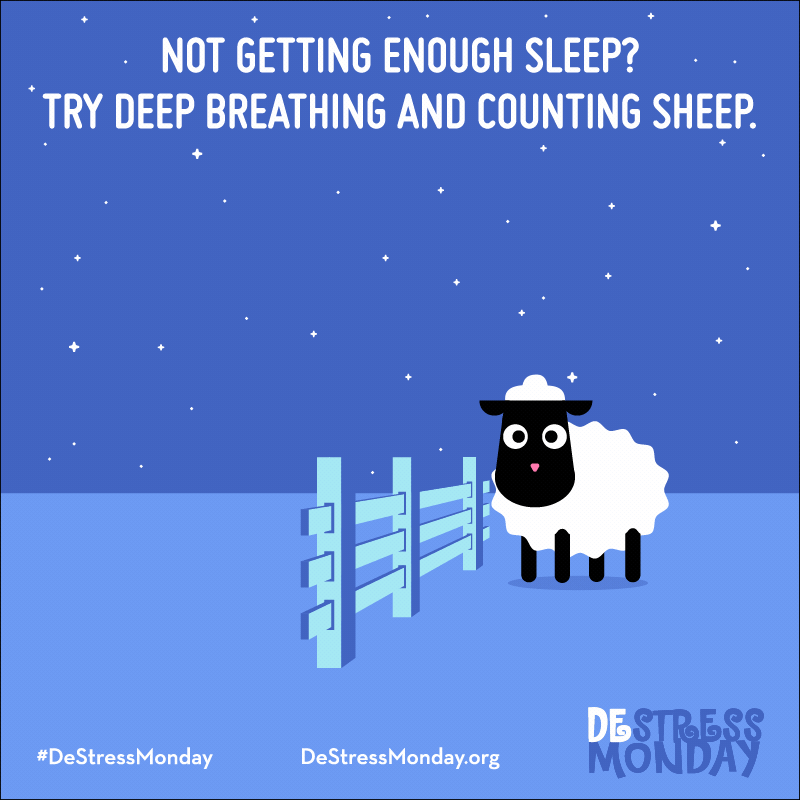 Not getting enough sleep? Try deep breathing and counting sheep