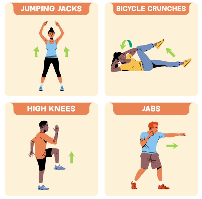 Freeletics Exercises: Bicycle Crunches