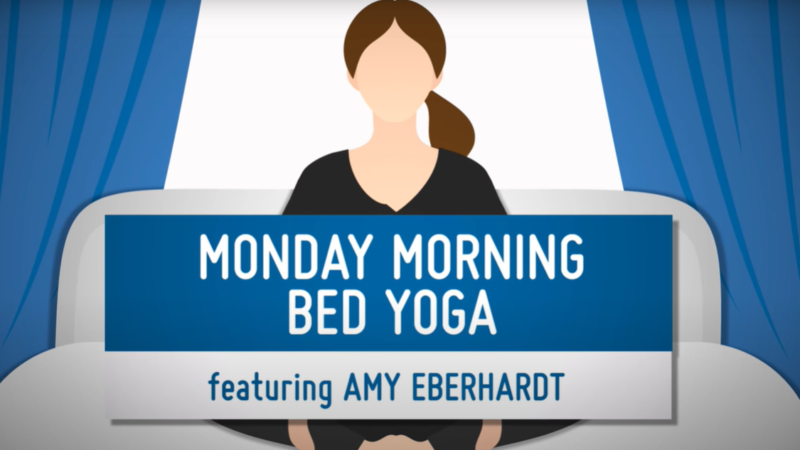 Monday Morning Bed Yoga
