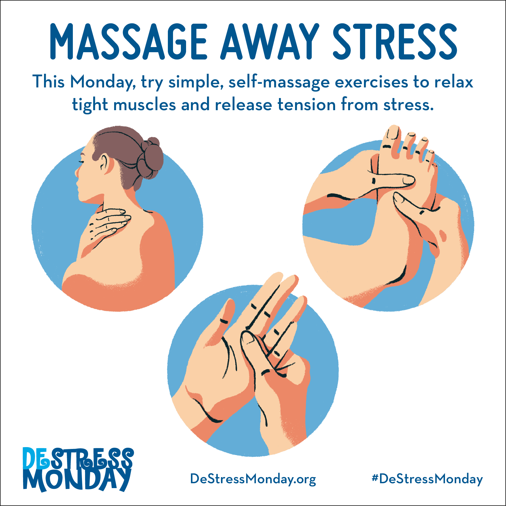 Relieve Stress This Monday with Self-Massage - DeStress Monday