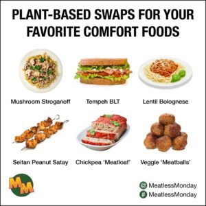Plant-based swaps for your favorite comfort foods