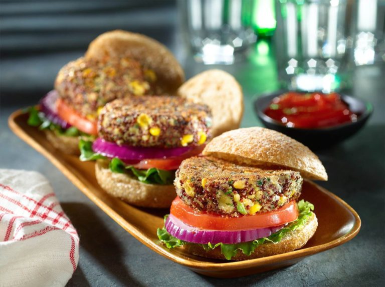 Corn and Quinoa Mini Burgers Meatless Monday
