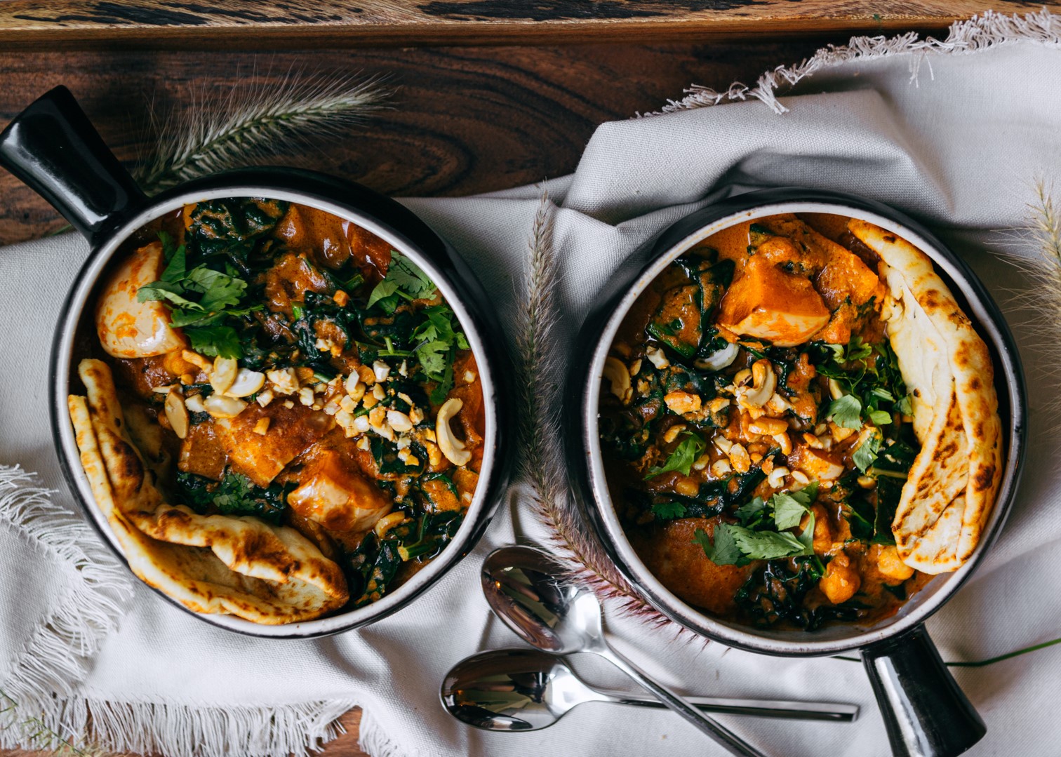 Peanut Stew with Squash, Chickpeas and Kale