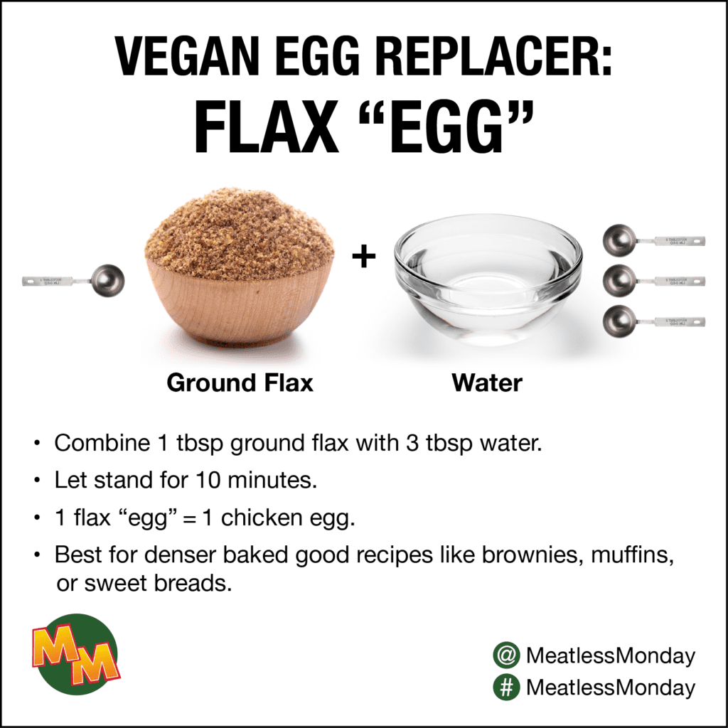 Vegan Egg Replacer Flax "Egg" The Monday Campaigns