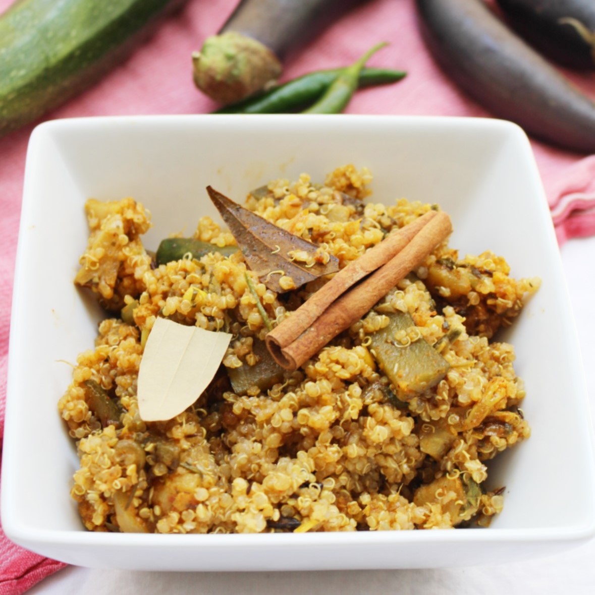 Healthy Vegetarian Quinoa Biryani