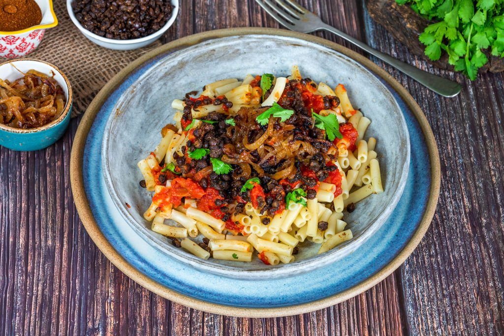 Egyptian Koshari - Meatless Monday