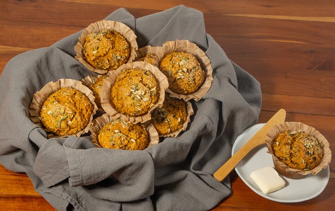 Squash and Wild Rice Muffins