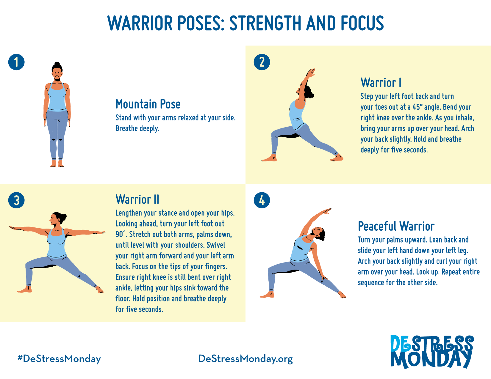 Warrior Poses: Strength and Focus.