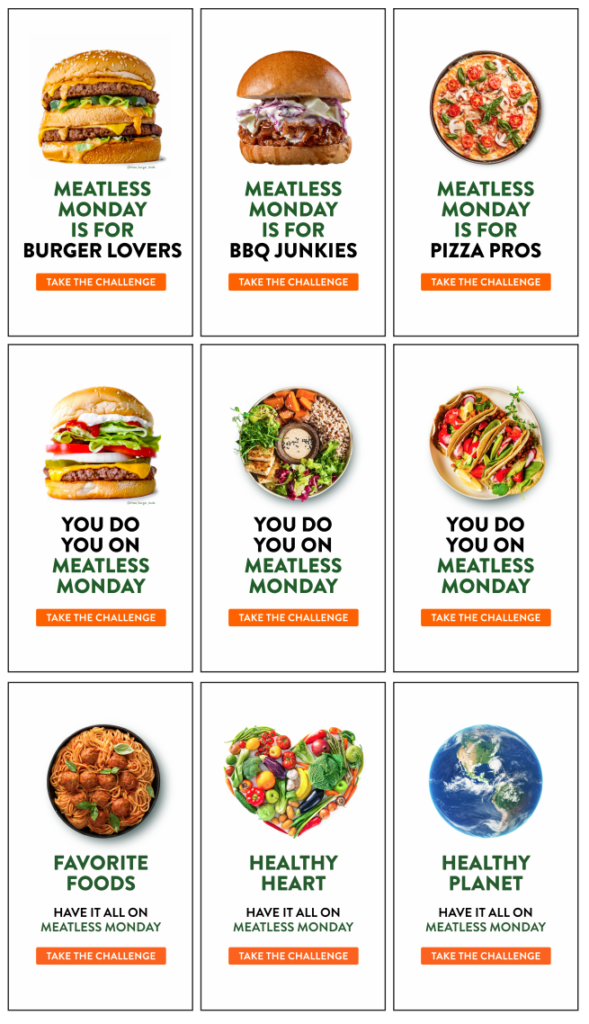 Meatless Monday Challenge Marketing Materials The Monday Campaigns