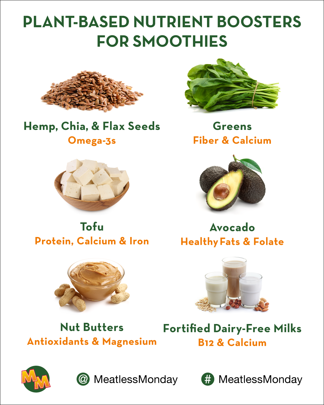 Plant-based nutrient boosters for smoothies