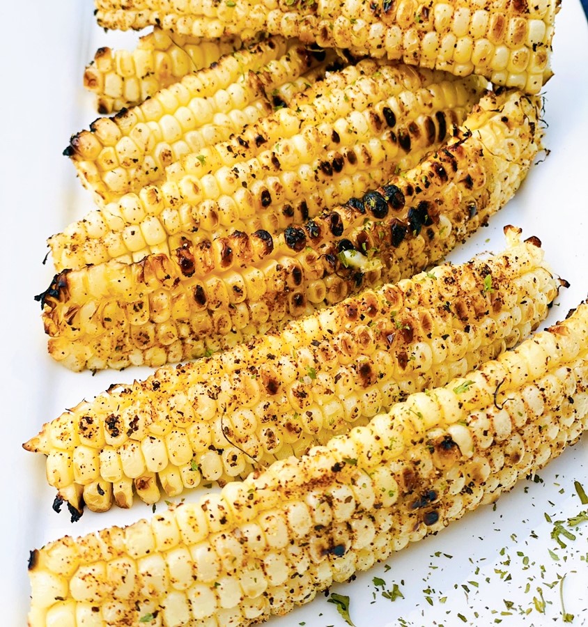 Spiced Grilled Corn Ribs