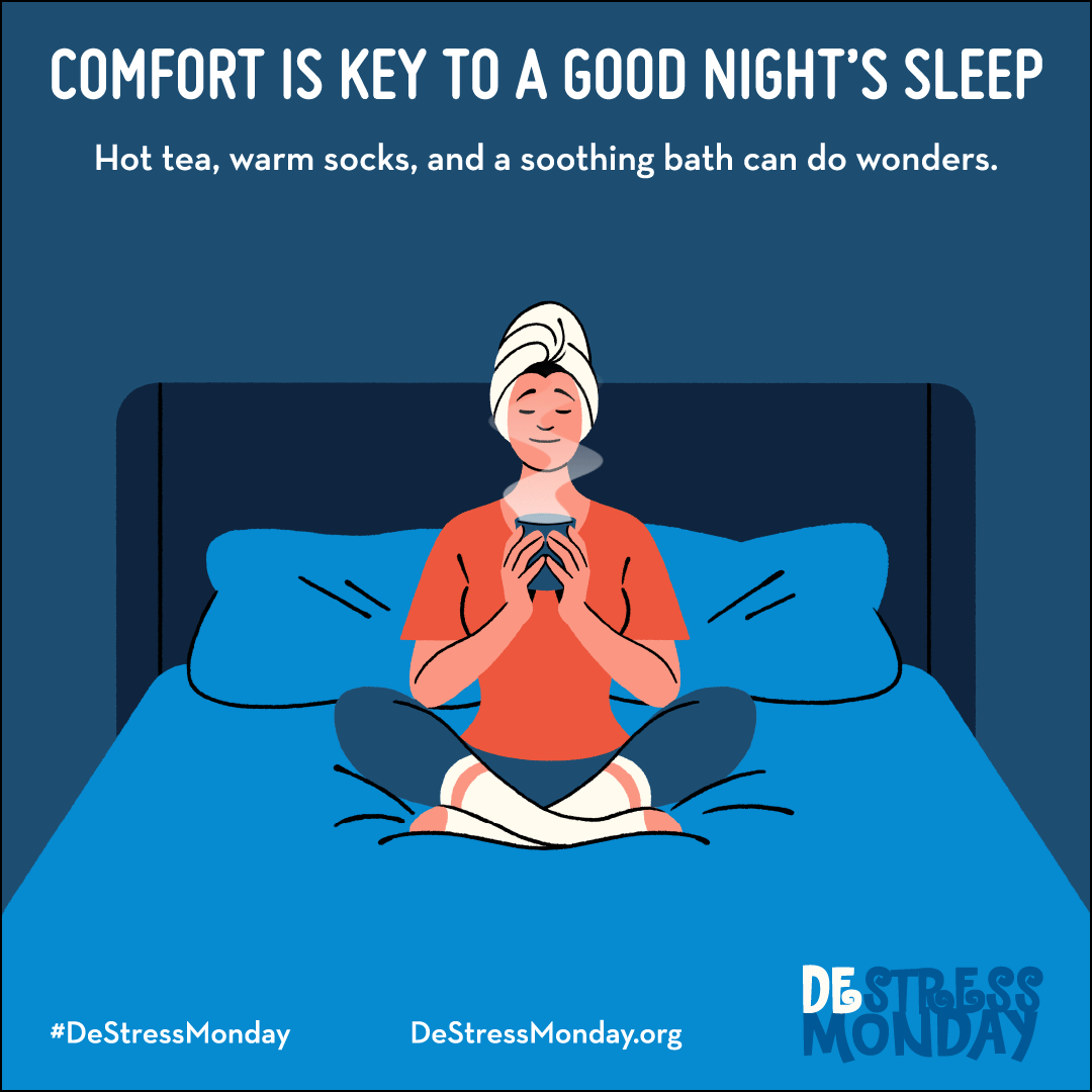Comfort is key to a good night's sleep