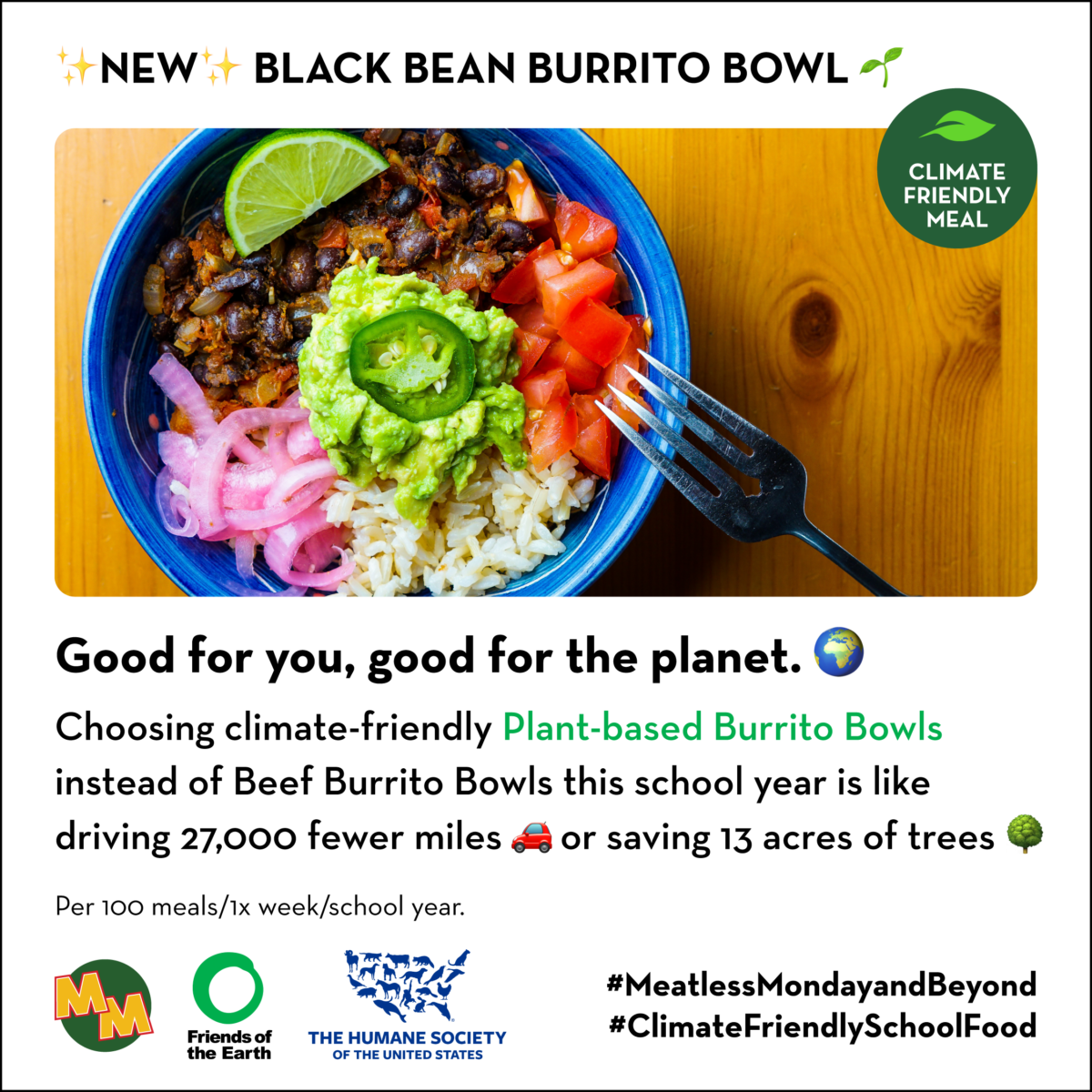 Black Bean Burrito Bowl Meatless Monday